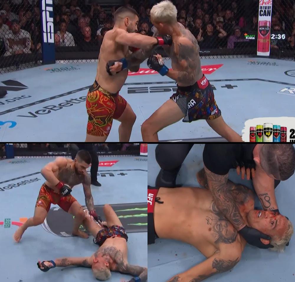 Hasil UFC 317: Ilia Topuria Tumbangkan Charles Oliveira di Ronde Pertama